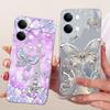 For Vivo Y05 Y11D 4G / Vivo Y11 5G Y21 5G Phone Case Soft Silicone Clera Cover Butterfly Dragon Cat Floral Painting Bumper Funda
