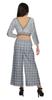 Moomaya Womena    S Crop Top Palazzo Set Printed 2 Piece Outfit Dress Ethnic