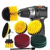 12 Piece Set of Electric Drill Brushes for Car Cleaning Electric Drill Cleaning Brushes