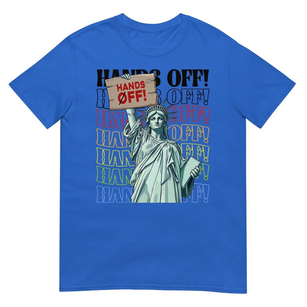 Resist Hands Off Vintage We The People American Flag Protest TShirt