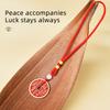 Chinese Traditional Shan Gui Keychain Handmade Money Amulet for Car Motorcycle Bag Feng Shui Lucky Charm Gift