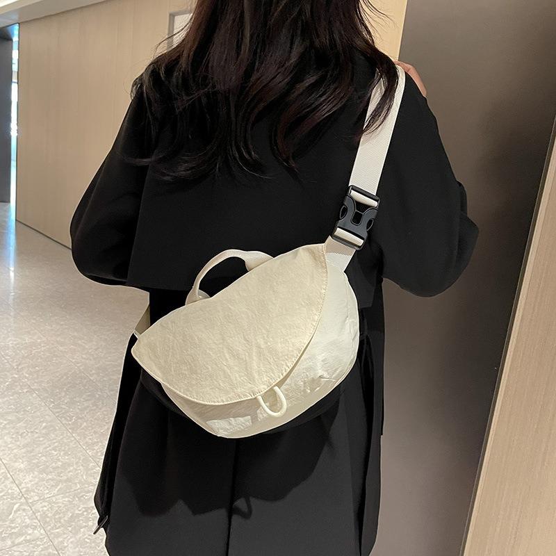 Ladies' Single-shoulder Bag Large-capacity Crossbody Dumpling Bag Nyl Niche Design Versatile and High-end Chest Bag