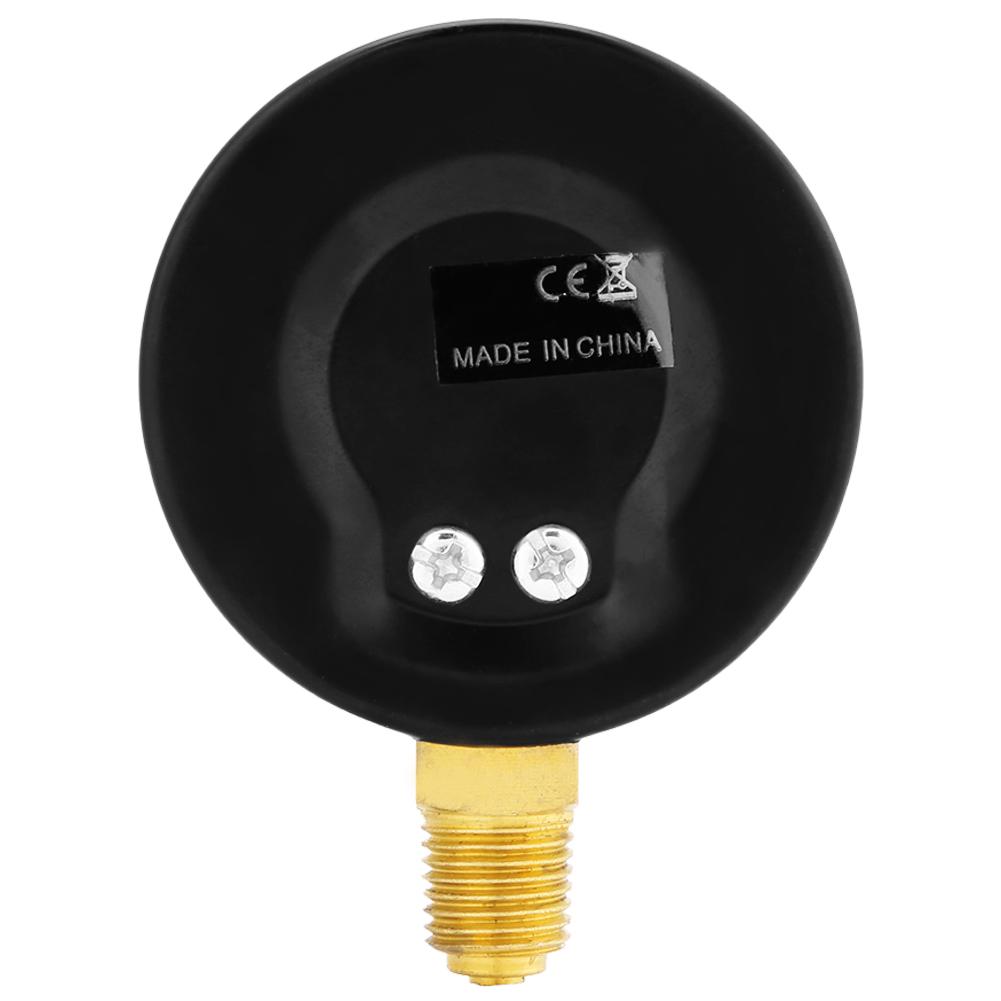 Air Oil Water Pressure Gauge 1/4 Inch NPT 0-10 Bar Side Mount Manometer Water Pressure Gauge Air Pressure Gauge Manometer