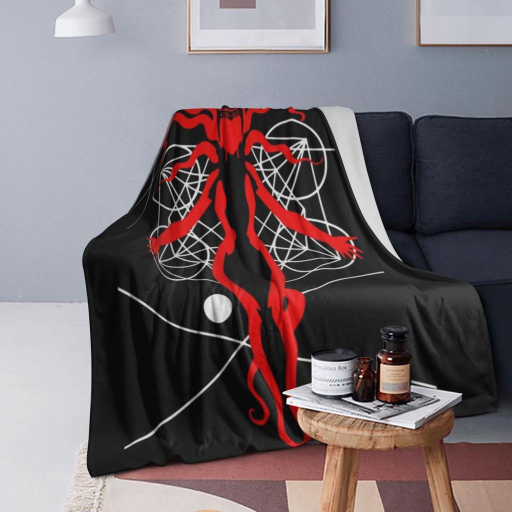Comics Witchcraft Red Sokovian Witch  Blanket Soft Warm Flannel Throw Blanket Plush for Bed Living room Picnic Travel Home Sofa