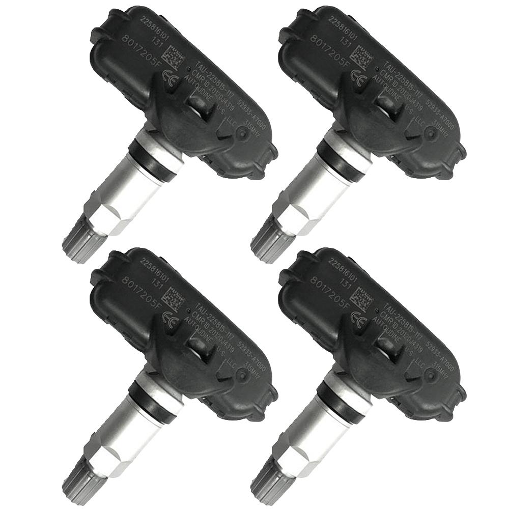 4Pcs Tire Pressure Monitoring Sensors Fit for Kia Rio, Fit for Hyundai Elantra Azera Yucson 52933-3X200
