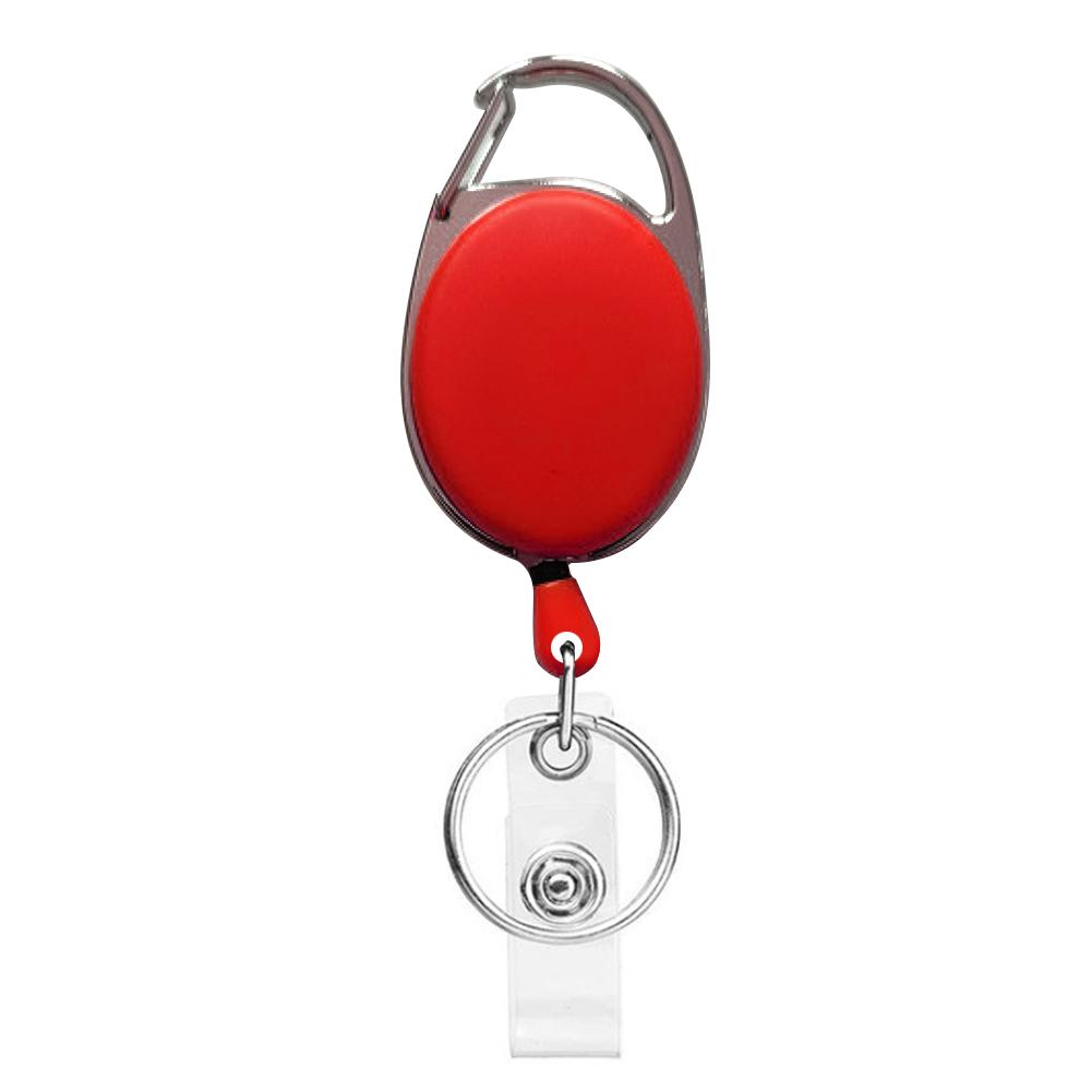 

Овальный наружный легко вытягиваемый трос с пряжкой, эластичный трос, выдвижной брелок, прочный, не теряющийся, телескопическая пряжка, брелок красный
