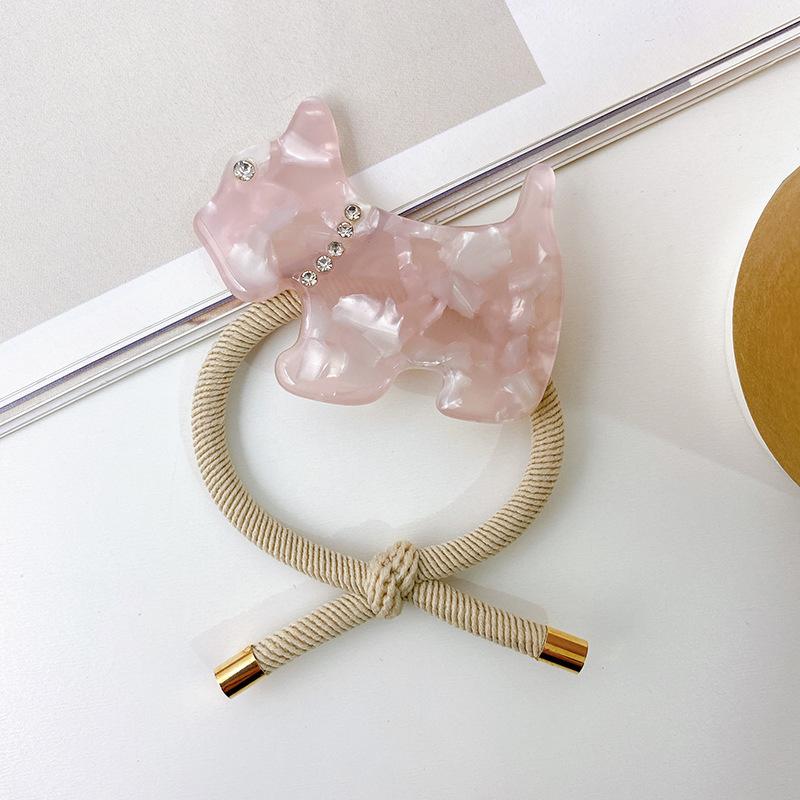Acetic acid head rope Dog series cute hair ring Korean version rubber band hair accessories girl simple hair rope rubber band