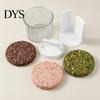Home Kitchen Burger Press Hamburger Patty Maker, Non-stick with Storage Container And Separator Sheets Easy Clean Dishwasher Safe Mold, Manual