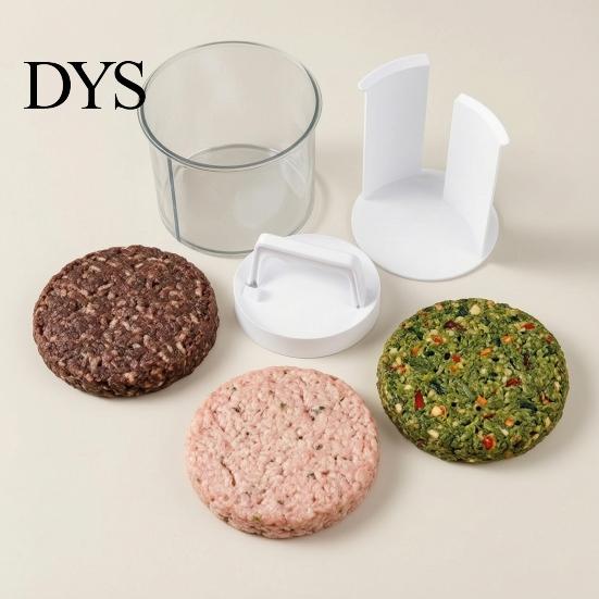 Home Kitchen Burger Press Hamburger Patty Maker, Non-stick with Storage Container And Separator Sheets Easy Clean Dishwasher Safe Mold, Manual