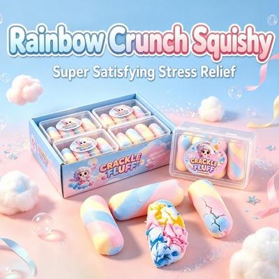 Donut Crispy Stress Balls Chocolate Crunchy Sound Ball Gift Sensory Squeeze Toy  Relaxation Tool