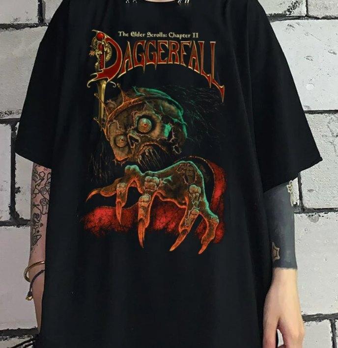 Отличная футболка в эстетике Daggerfall, винтажная S