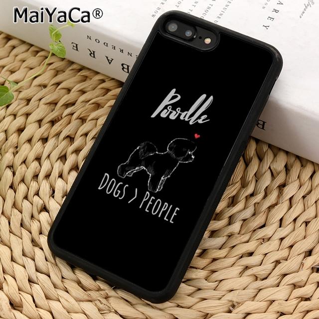 MaiYaCa Funny Poodle Dog Lovers Phone Case For iPhone 17 Air 16 15 14 Plus 11 12 13 Pro Max Coque Cover Shell