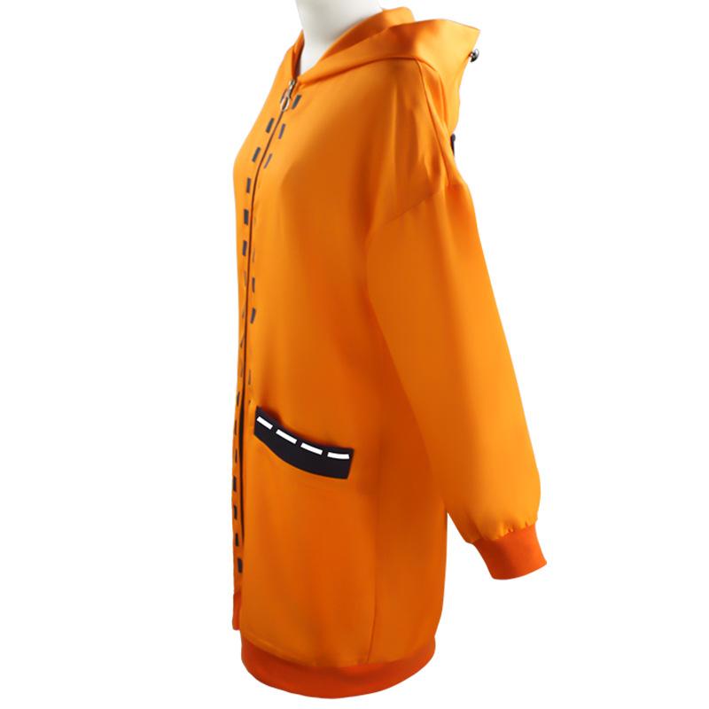 2021 Newest Anime Kakegurui Compulsive Gambler Cosplay Costume Runa Yomozuki Cosplay Yellow Hoodie Coat Jacket