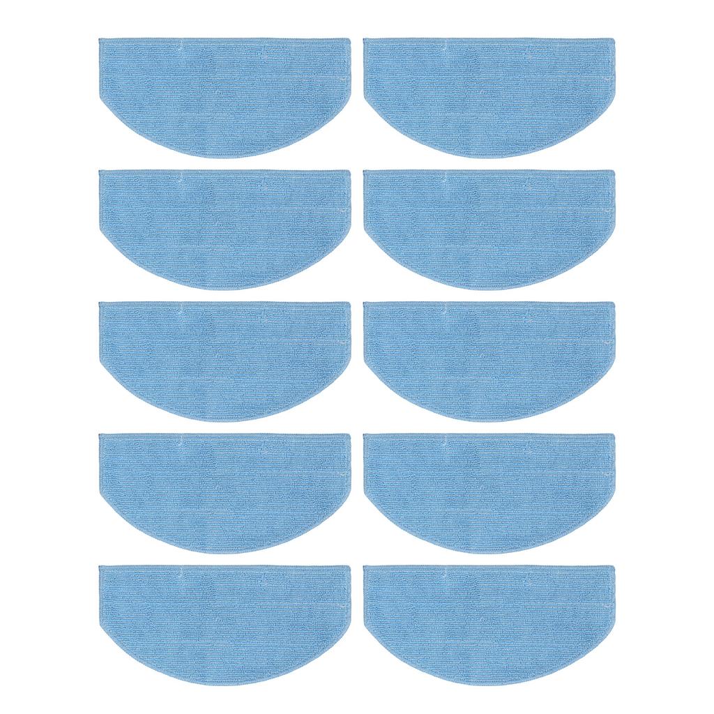 10PCS Robot Vacuum Cleaner Mop Wipes Ultra Fine Fiber Cloth Mopping Pad Replacement Accessories for Tikom G8000 G8000