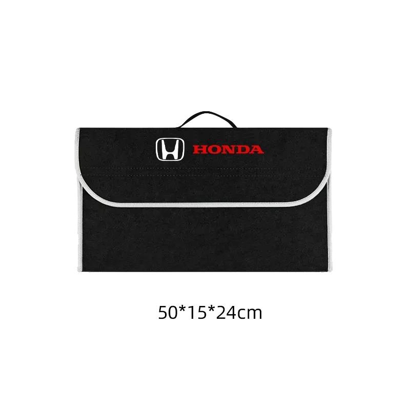 For Honda Civic Accord Fit CRV Jazz Odyssey Car Trunk Storage Box Foldable Felt Car Organizer Stowing Tidying Box