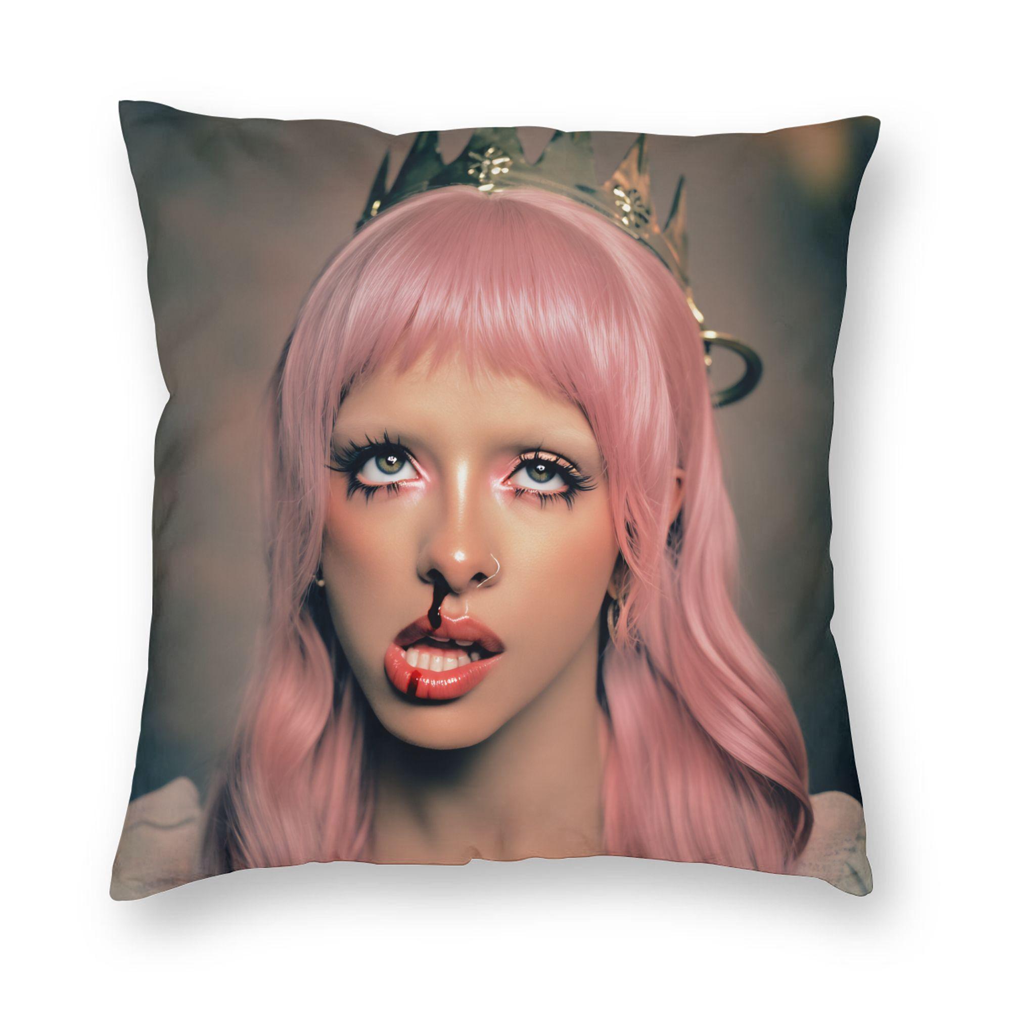 Shunika Chen Unisex M-Melanie M-Martinez Hades Pillow Case Cute Funny Pillow Cover Graphic Pillowcases For Sofa Car Home Decor