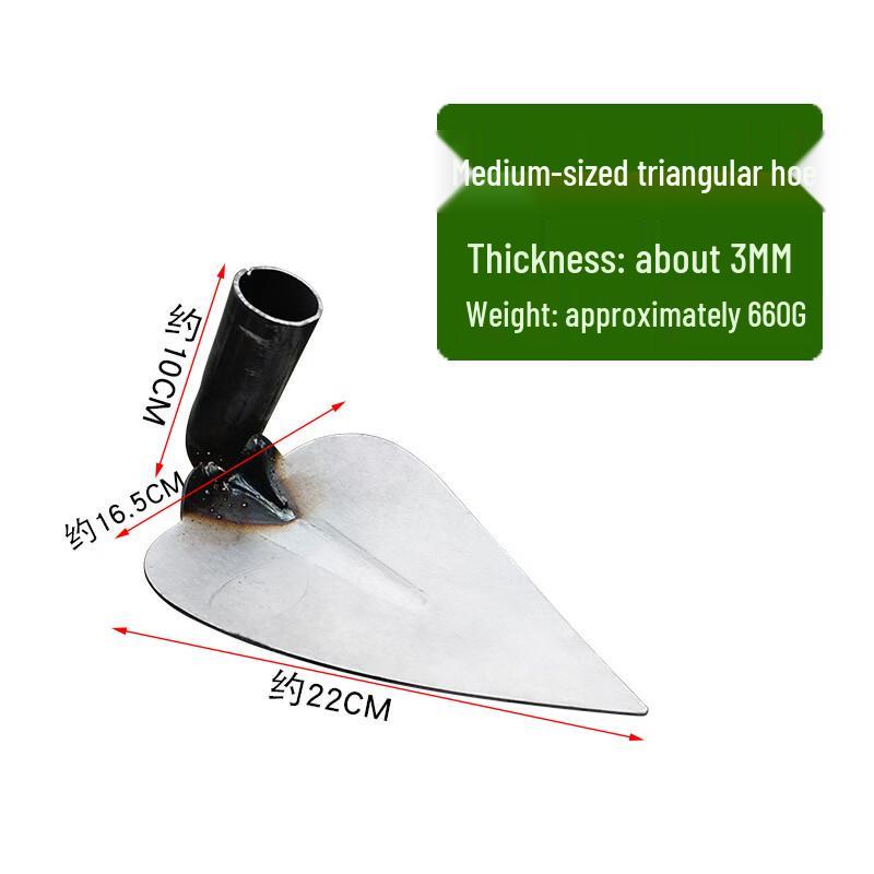 WEDO Manganese Steel Triangular Hoe CN plug (adapter included)