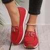 New Women Flats Comfy Casual Shoes Stylish Light Durable Breathable Loafers Slip-On Luxury Trend Classic Spring Female Sneakers