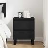Nightstand Black Oak Look 40 x 35 x 50 cm Wood Based Panel
