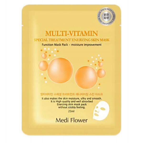 Medi Flower Skin Mask Maska W Płacie Multi Vitamin 23Ml