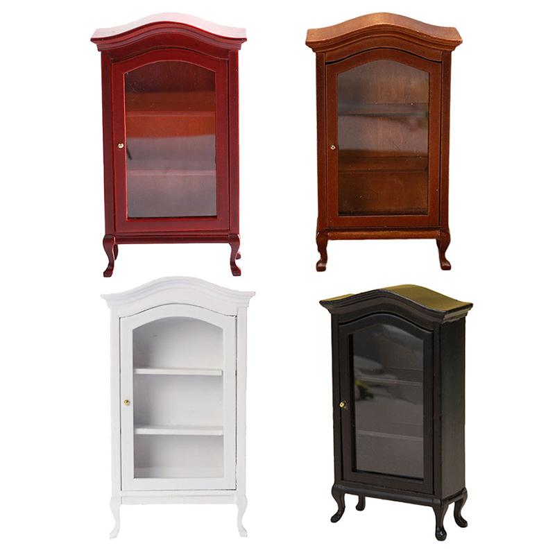 1:12 Dollhouse Miniature Showcase Storage/Display Cabinet Locker Furniture Decor