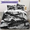 Jujutsu Kaisen Pattern Bedding uilt Set uilt Cover Pillowcase Home Decoration Birthday Gift (1 * duvet cover + 2 * pillowcase without core)