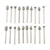 Precision Grinding Bits Emery Carving Tools For Small Projects 46 Silver Precision Grinding For Glass Versatile Application