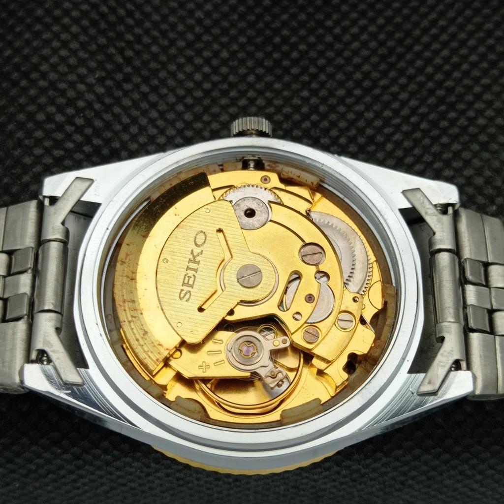 RENOVOVANÉ SEIKO 5 PRESIDENT AUTO PÁNSKÉ HODINKY JAPONSKÉ HODINKY TRANSPARENTNÍ ZADNÍ A305164-2
