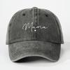 New Printed Heart-shaped Letters "mama" Are Fashionable and Versatile Baseball Caps That Are Suitable for Daily Outdoor Casual W