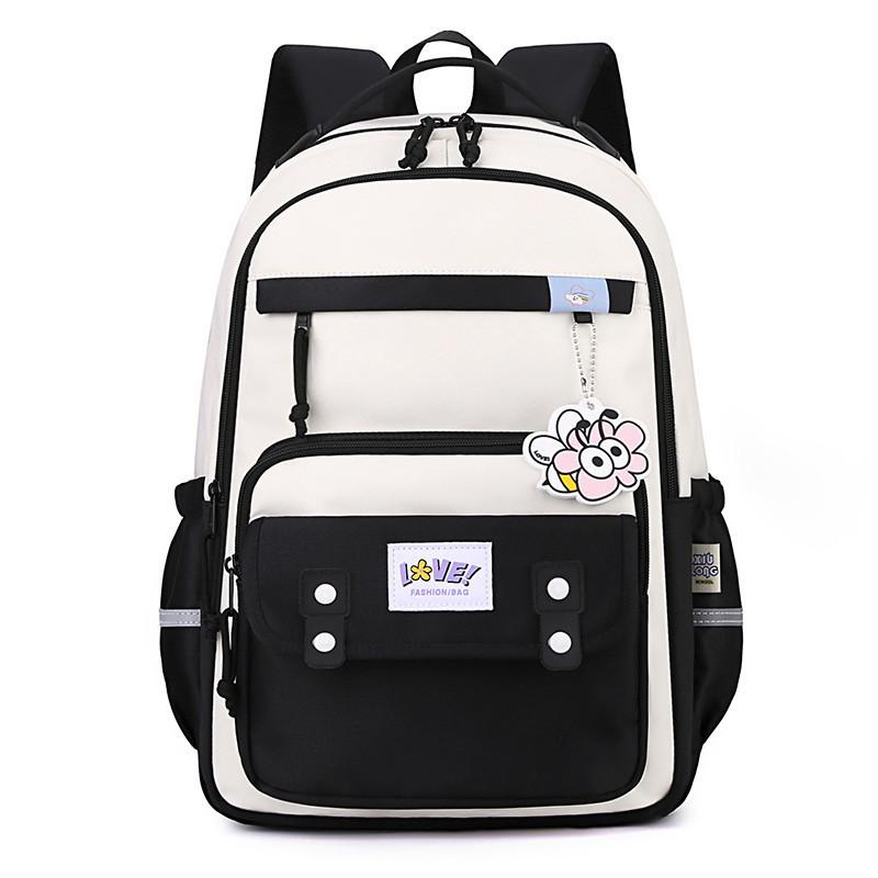 Stylish Unisex Nylon Backpack For School And Outdoor Activities In Vibrant Colors