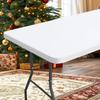 Olanly Rectangle Table Covers Outdoor Picnic Camping Waterproof Tablecloths Polyester Elastic Fitted Table Protector For Dinner