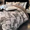 Class A raw hemp four-piece set lace lace thickened quilt cover bed sheet/fitted sheet dormitory kit
