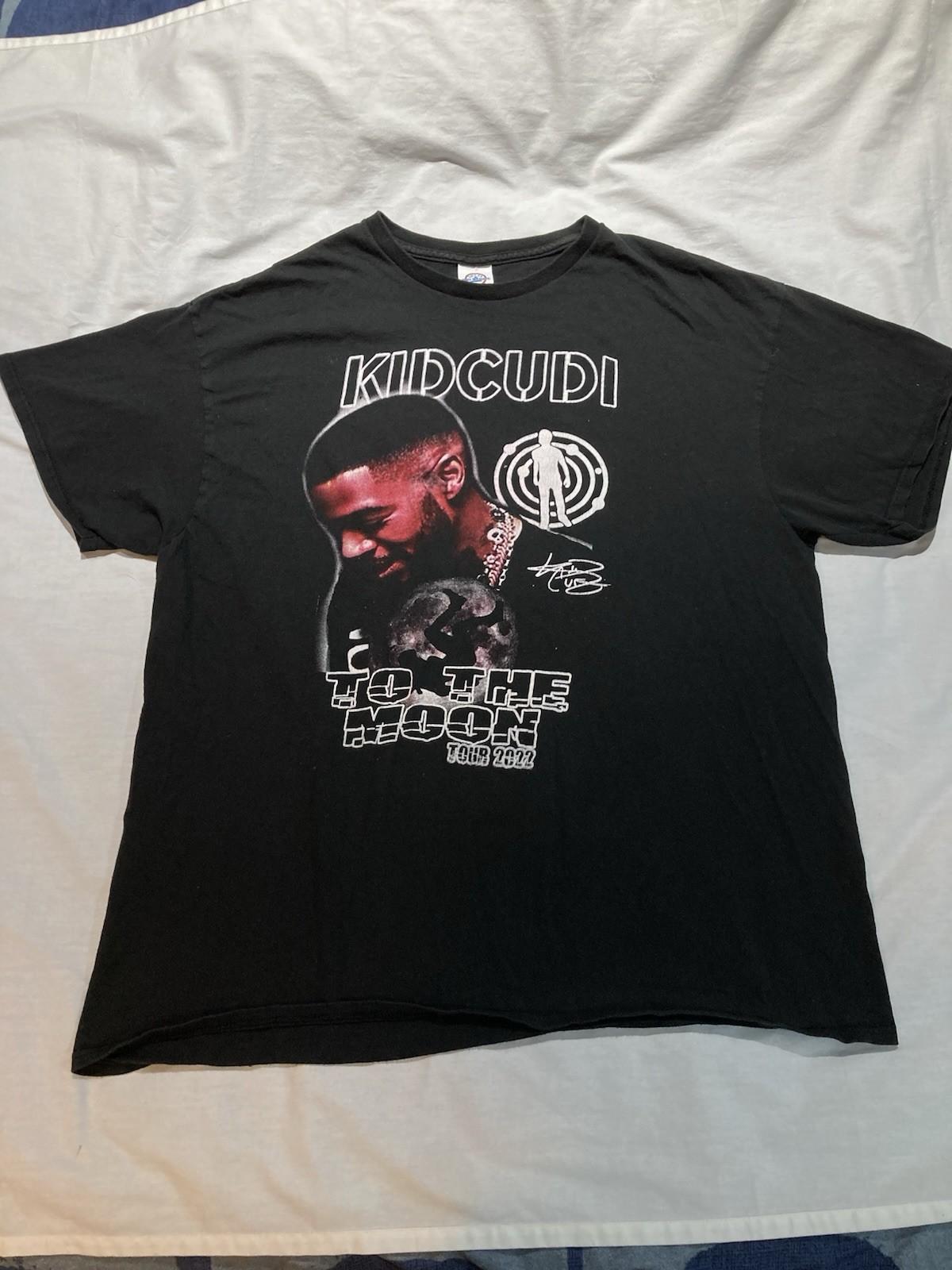 Kid Cudi “To The Moon” 2022 Tour Shirt, Men’s Size XL Unisex T-Shirt XXXXL