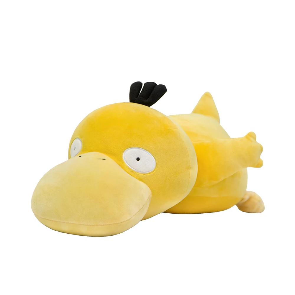 Comfortable Plush Stuffed Doll Pikachu Peluche Psyduck Pillow Cute Cartoon Plush Toy Kawaii Doll Kids Birthday Gifts