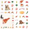 Juguete masticable duradero de lona para perros con diseño de verduras para horas de diversión