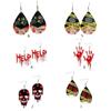 Halloween Ear Jewelry Halloween Ear Adornments Acrylic Halloween Earrings