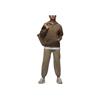 Jordan Flight Fleece Pullover Hoodie Long Sleeve Sweatshirt Women Hoodies Dark-Brown FV7051-223