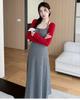 2026 Summer Floral Camisole Dress & Red Sun Protection Cardigan Set