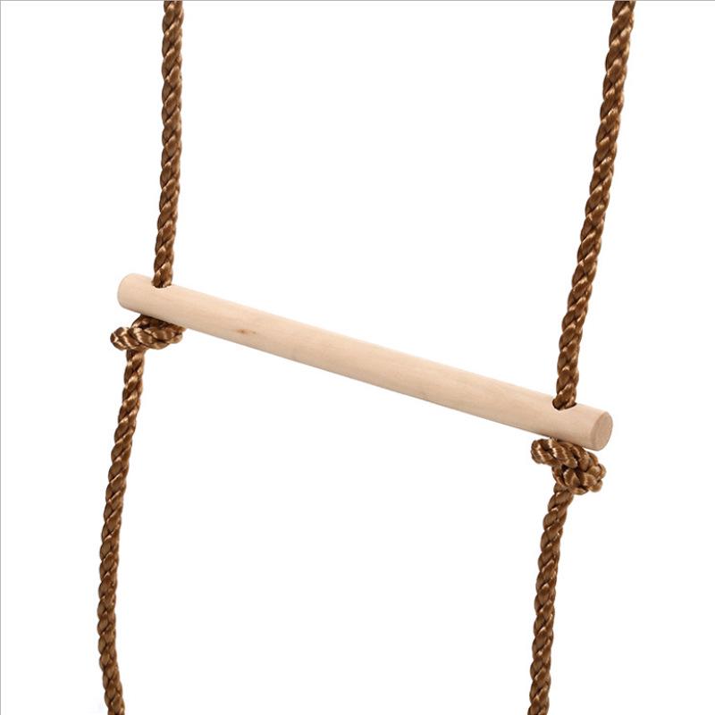 Children's Outdoor Wooden Climbing and Swing Toy - Five-Speed Amusement Equipment