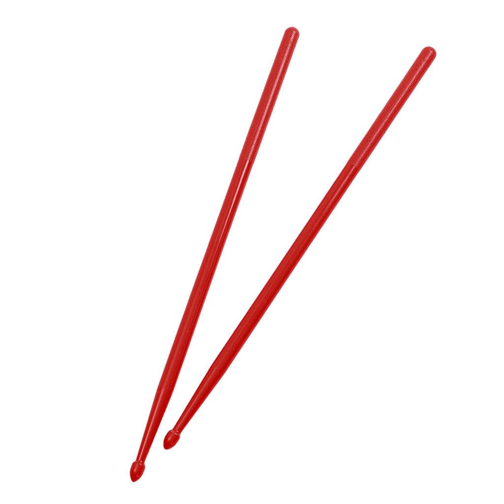 1 Pair Drum Sticks Set Musical Instrument Performances 5A Drumsticks Classical Nylon Plastic Drum Sticks for Kids Adults