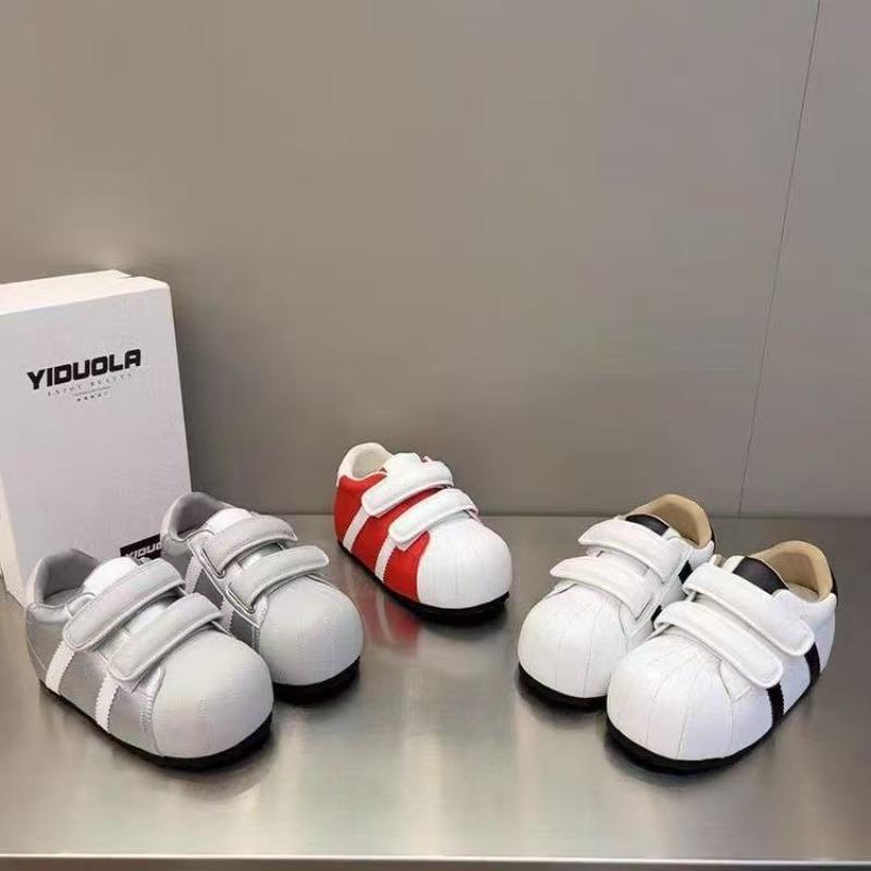 Autumn New Velcro Ugly Cute Shell Head Bread Shoes Versatile Inner Height Increase Casual Sports Board Shoes