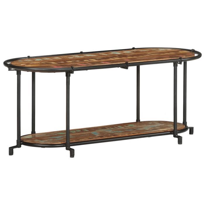 VidaXL TV Cabinet 100x42x40 Cm Solid Reclaimed Wood, TV Bench, Hi-Fi Cabinet, TV Console, TV Sideboard, Multimedia Cabinet, 4013490