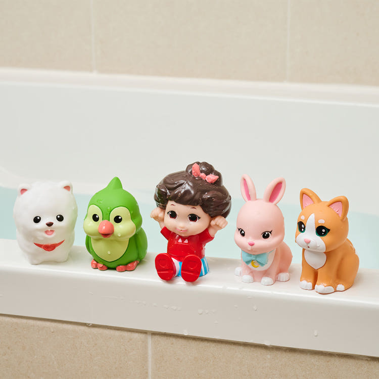 [mimi world] Ddolddori Bath Time Fun Water Blaster Doll