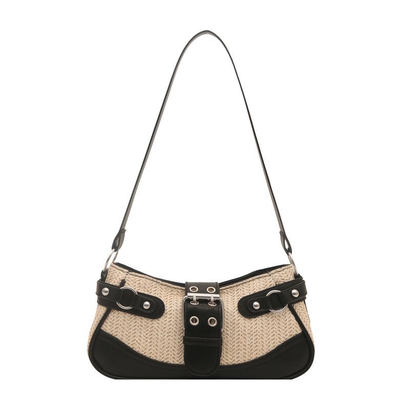 Vintage Girl Style Crossbody Bag, Small Niche Crescent-shaped Bag, Single Shoulder Strap Bag