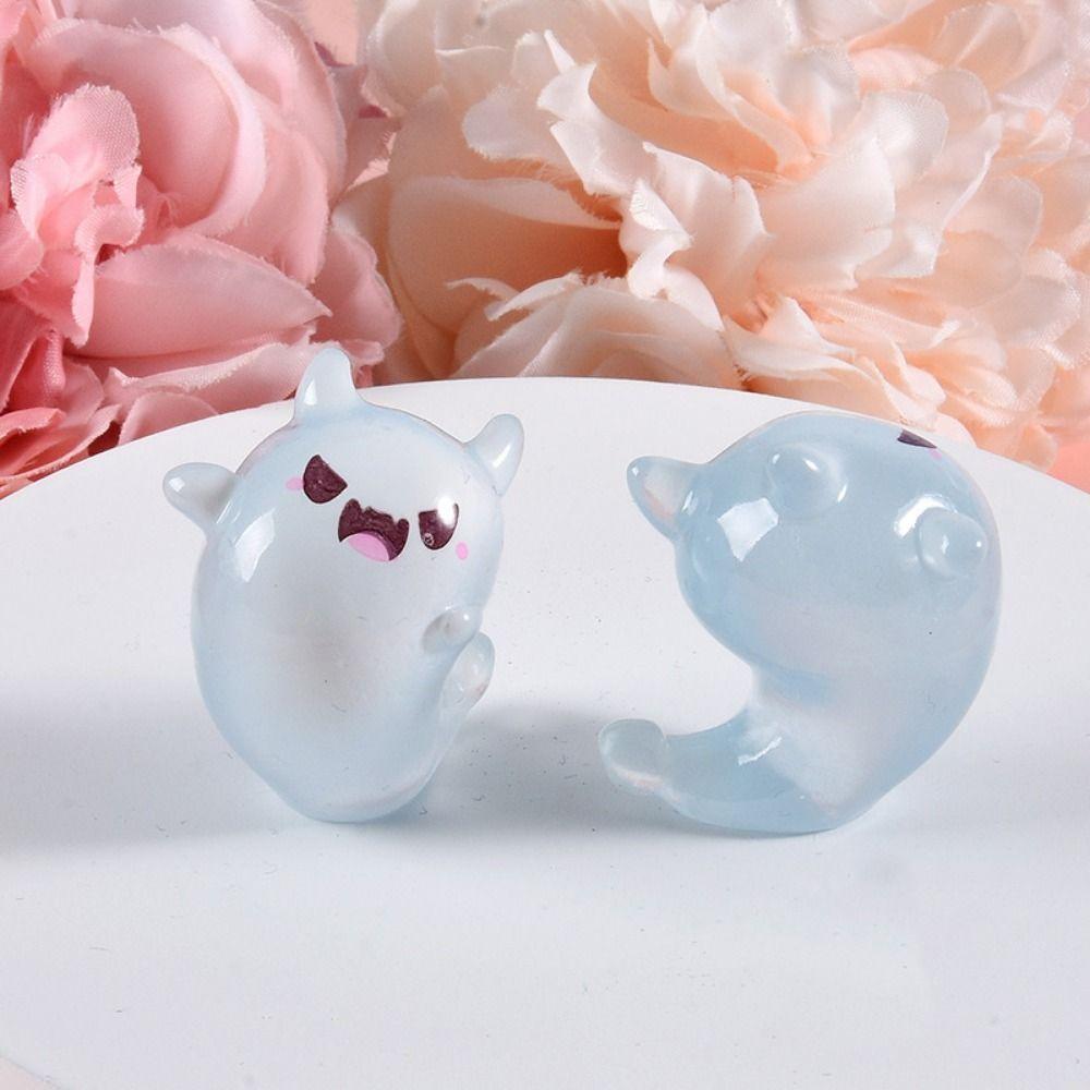 12/24PCS Micro Landscape Luminous Figures Ornament DIY Ornament Fill Accessories Halloween Party