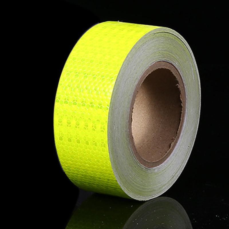 1 Roll Shining Reflective Safety Warning Tape Self Adhesive Twill Printing Reflective Tape For Car