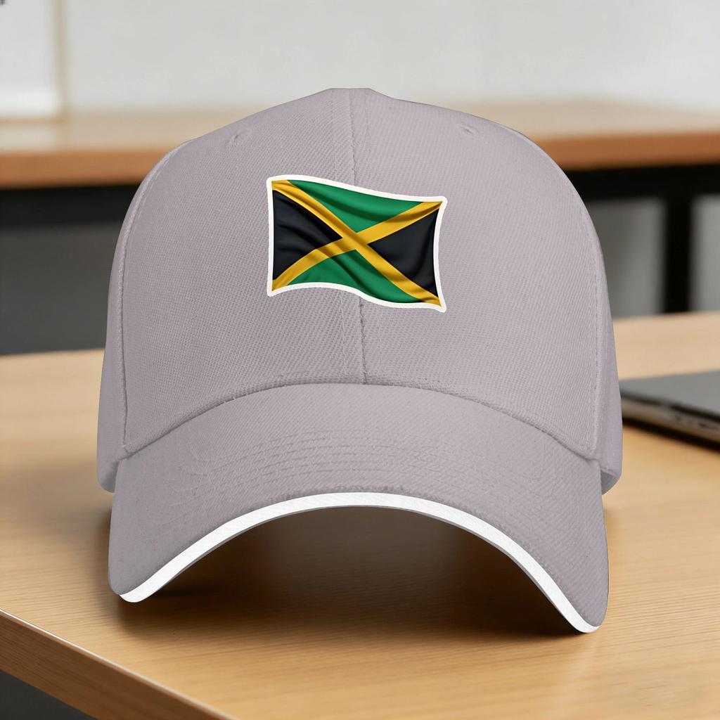 Jamaican Flag Casual Baseball Cap Jamaica Hunting Camping Trucker Hat Spring Sun Visor Unisex Adult Design Baseball Caps