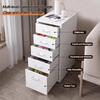 Metal filing cabinet 3/5/6 Office metal steel cabinet with wheels and lock, suitable for home offices and schools