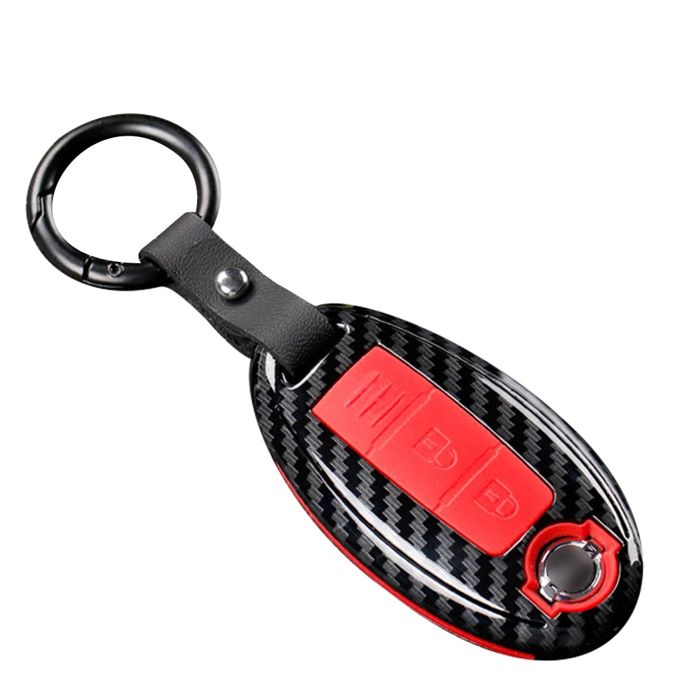 Nissan Key Case NISSAN Car Smart Key Case Key Cover for nissan красный