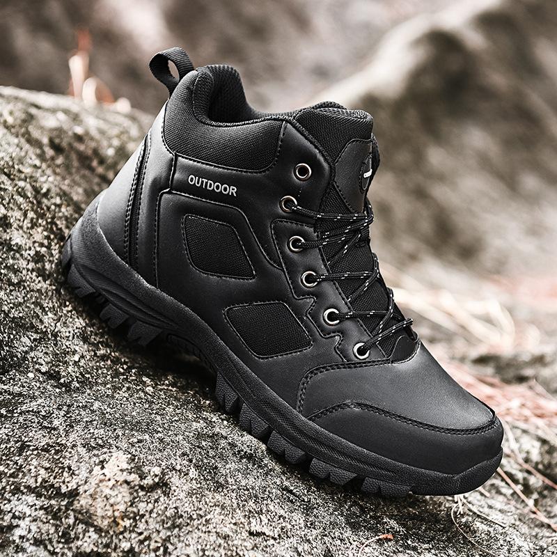 

Large size men s shoes hiking shoes Martin boots men s medium help casual trendy men s boots tooling short boots 39 чорний